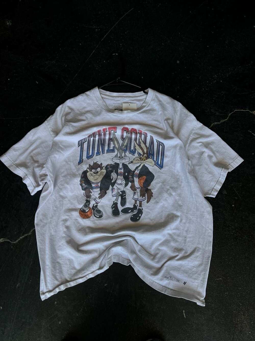 Space Jam x HTune Squad Looney Tunes Graphic T-Shirt White 2XL